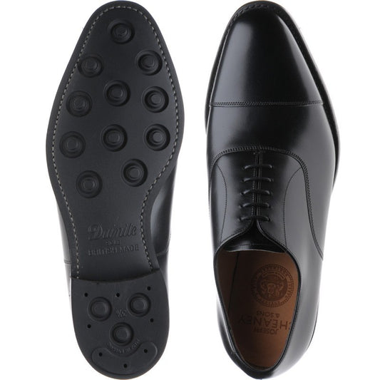 Product image for Cheaney Lime Rubber in black calf