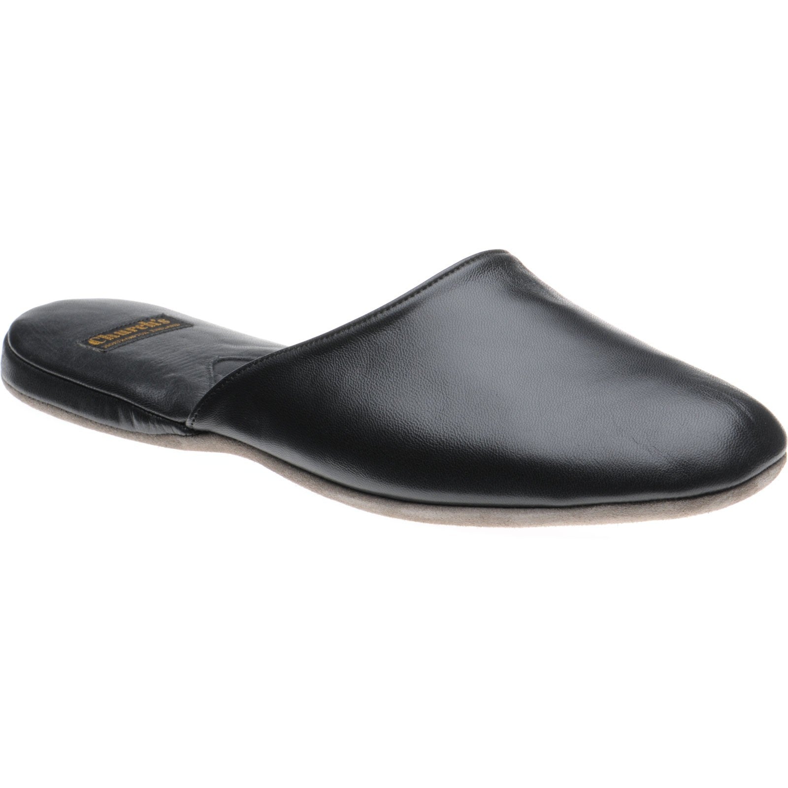 Church Air Travel slippers in black – Herring Shoes