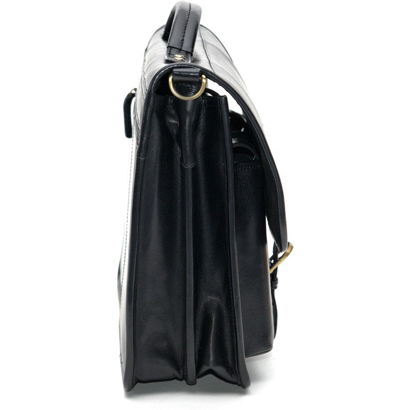 Product image for Herring Aldgate Briefcase in black calf