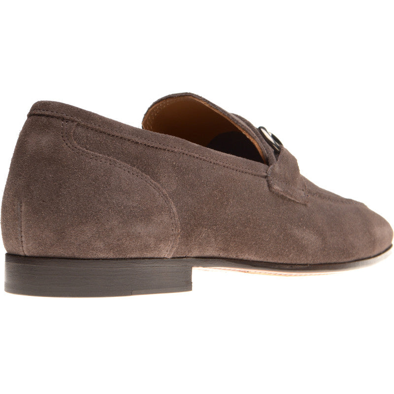 Product image for Herring Ancona mens hybrid-soled loafers in mocha suede