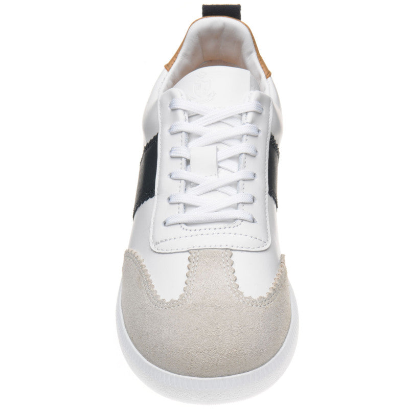 Product image for Herring Angelina ladies rubber-soled trainers in white and navy