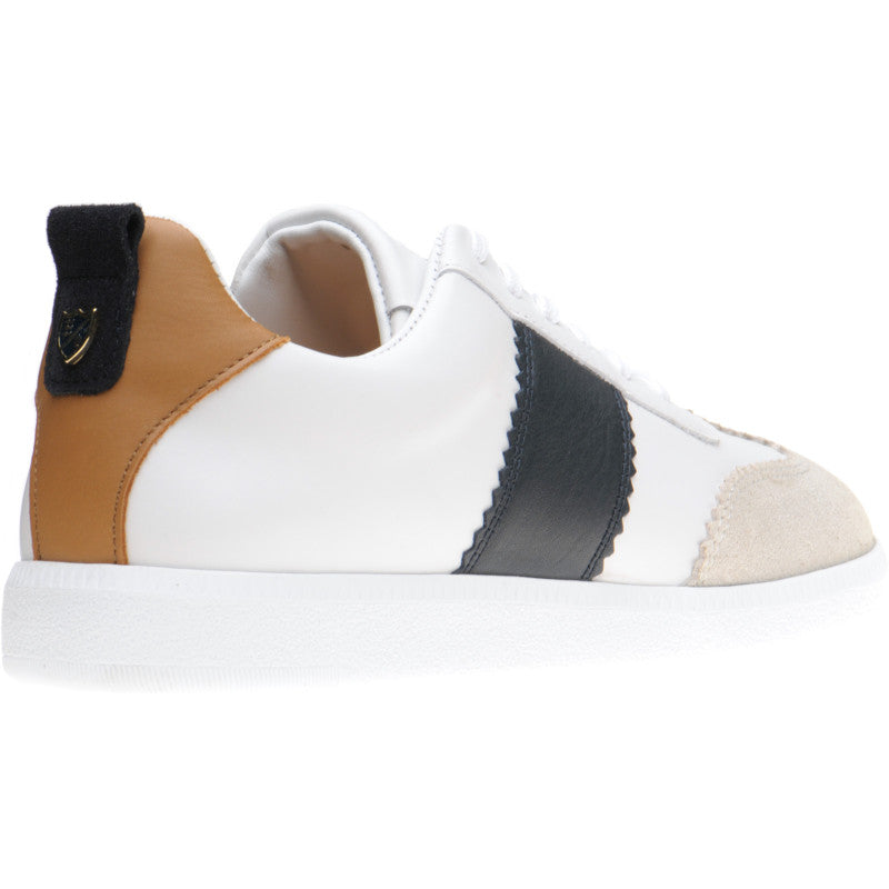 Product image for Herring Angelina ladies rubber-soled trainers in white and navy