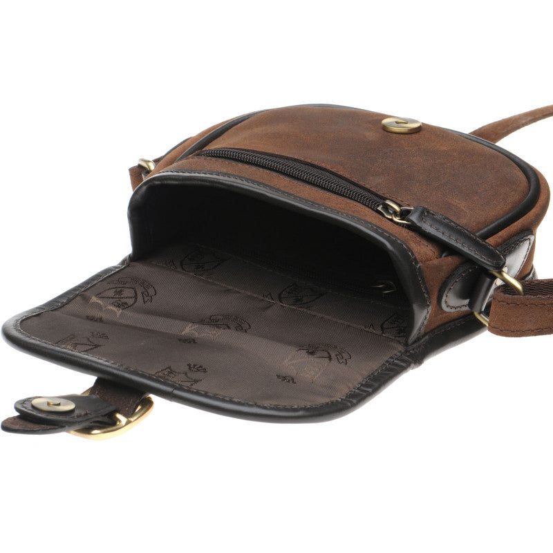 Product image for Herring Annabelle Ladies Small Bag in brown waxy