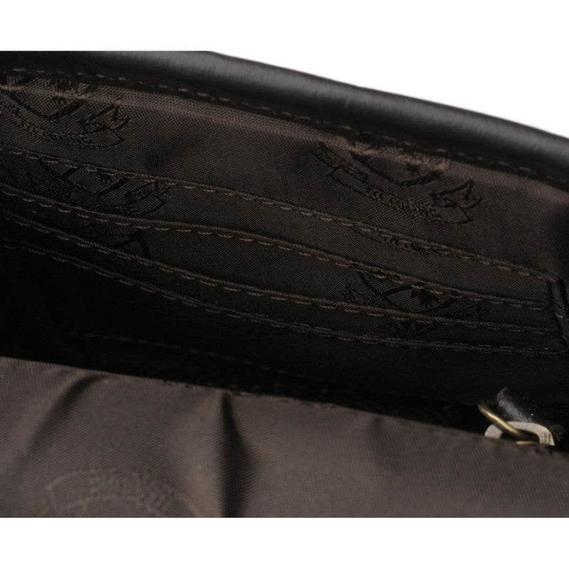 Product image for Herring Annabelle Ladies Small Bag in brown waxy