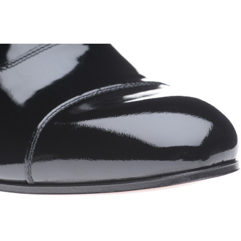 Product image for Herring Aston mens Oxfords in black patent (second)