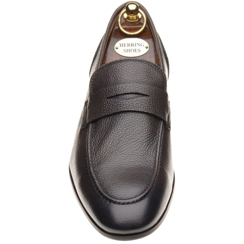 Product image for Herring Barbato mens hybrid-soled loafers in brown grain