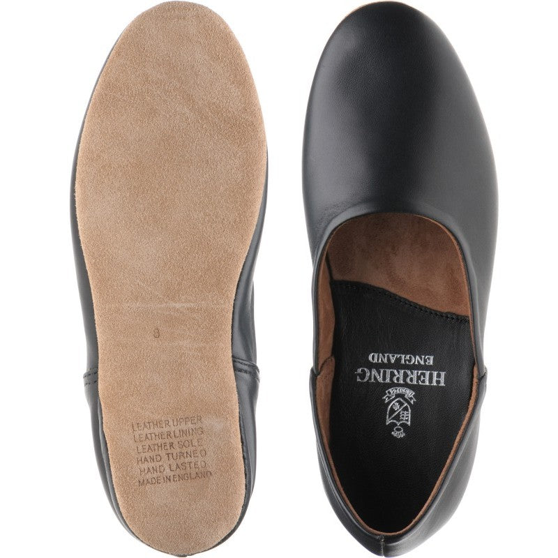 Product image for Herring Baron in black calf