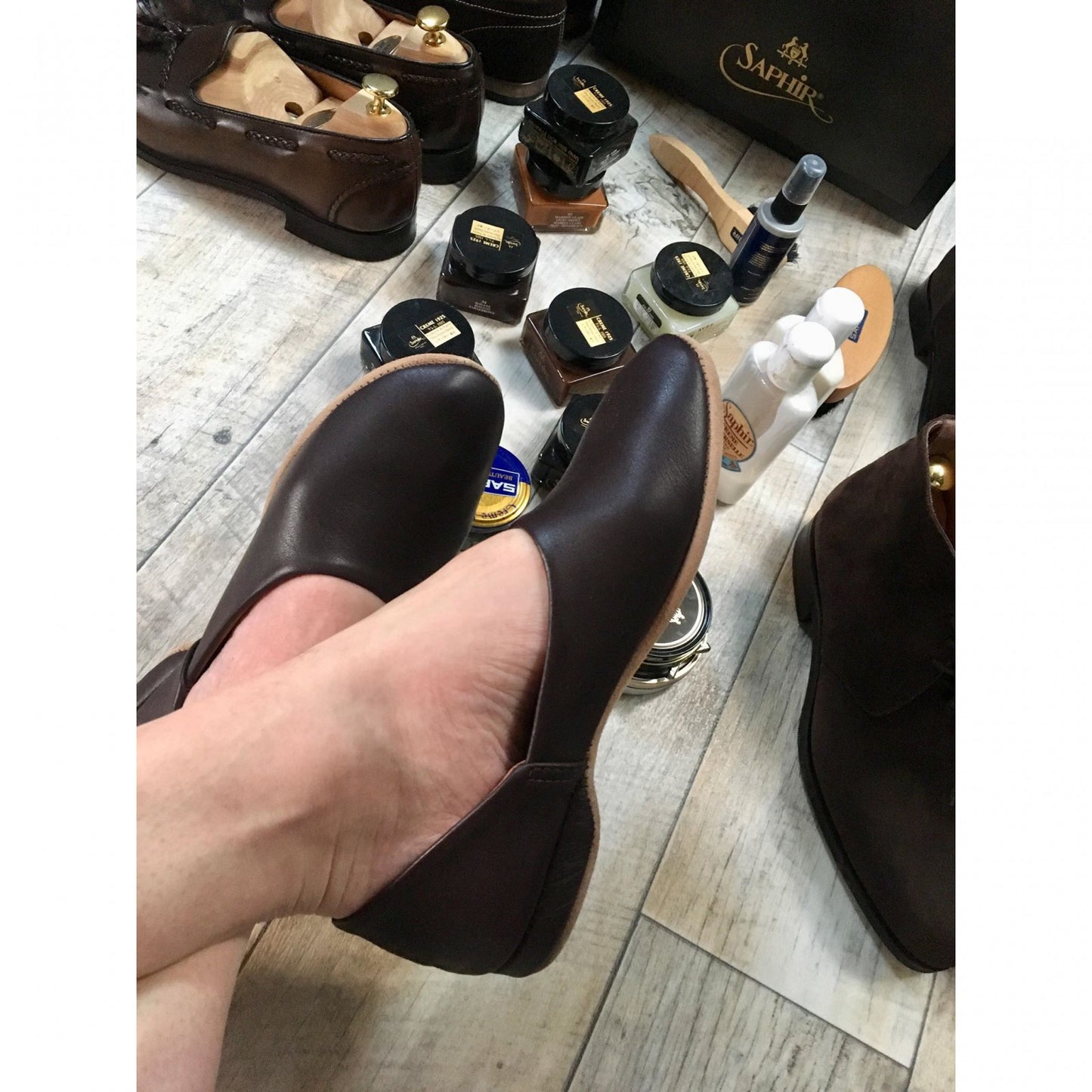 Product image for Herring Baron in wine calf