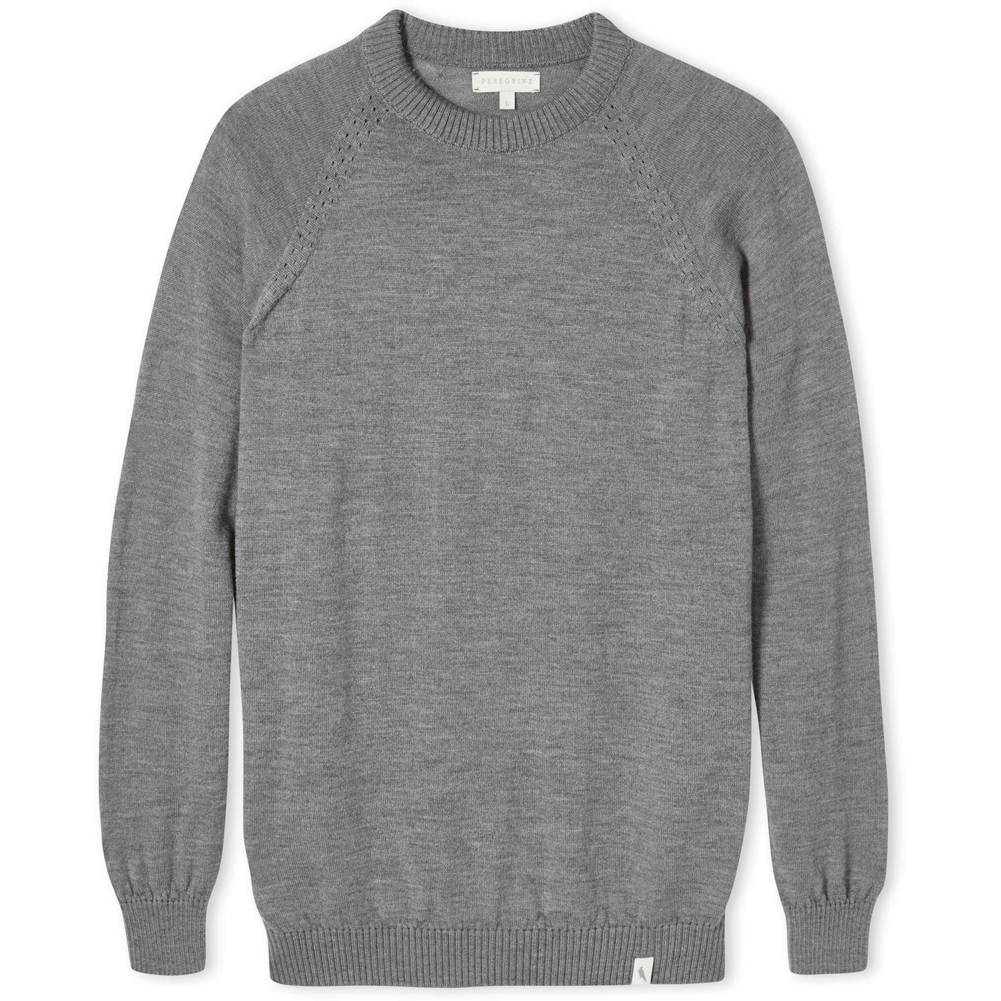 Product image for Herring Beauford Crew Jumper by Peregrine in steelnimbus