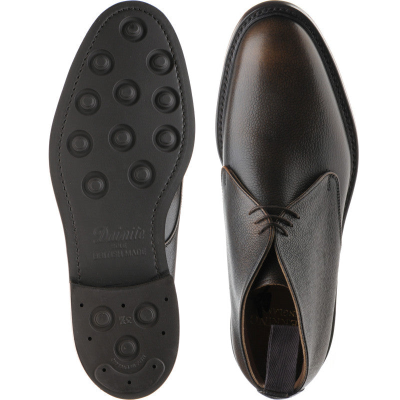 Product image for Herring Benridge mens rubber-soled boots in bronze rub off