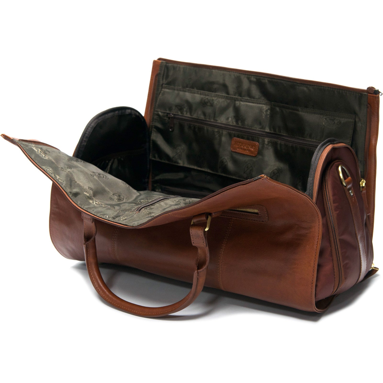 Product image for Herring Boringdon Holdall in dark chestnut