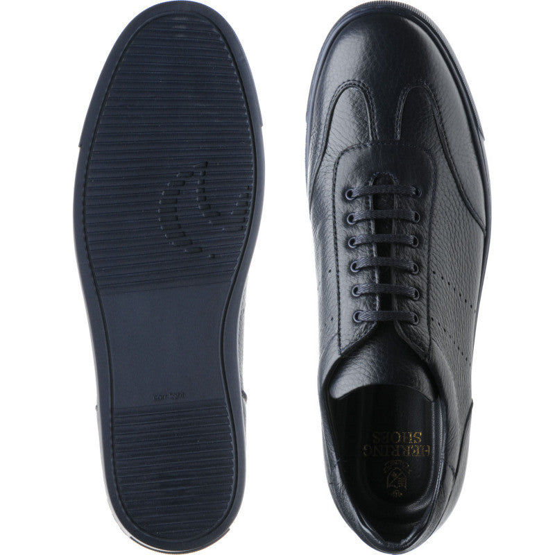 Product image for Herring Brendon in navy grain calf