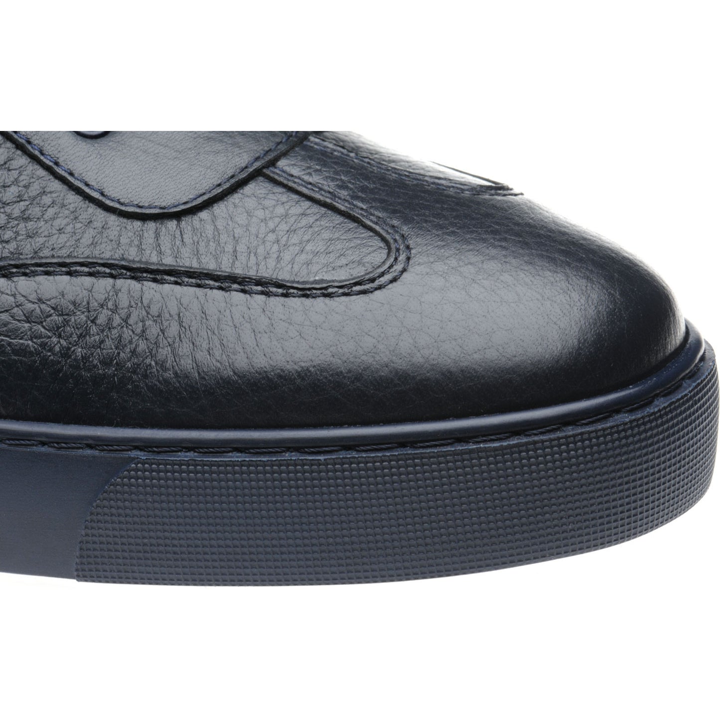 Product image for Herring Brendon in navy grain calf