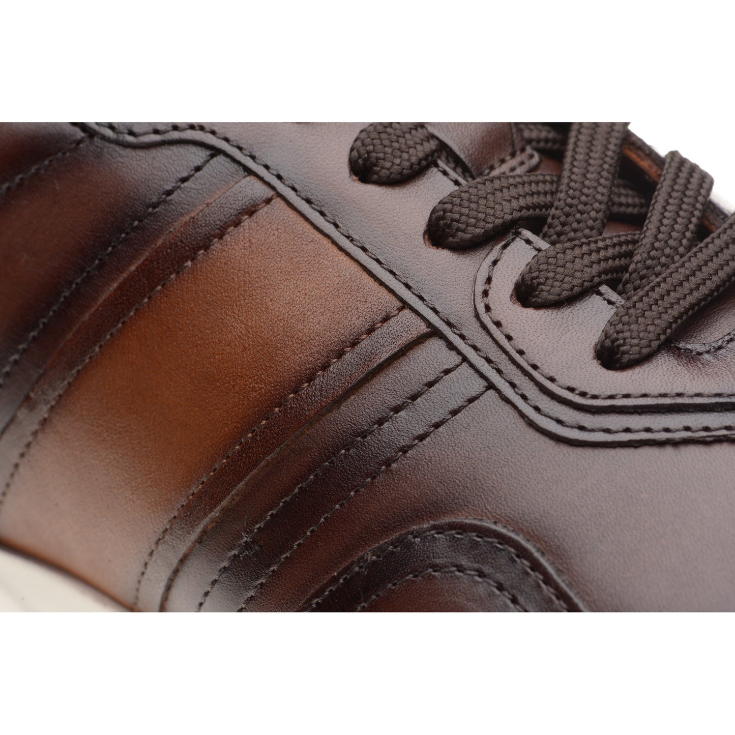 Product image for Herring Brisbane mens rubber-soled in brown and tan