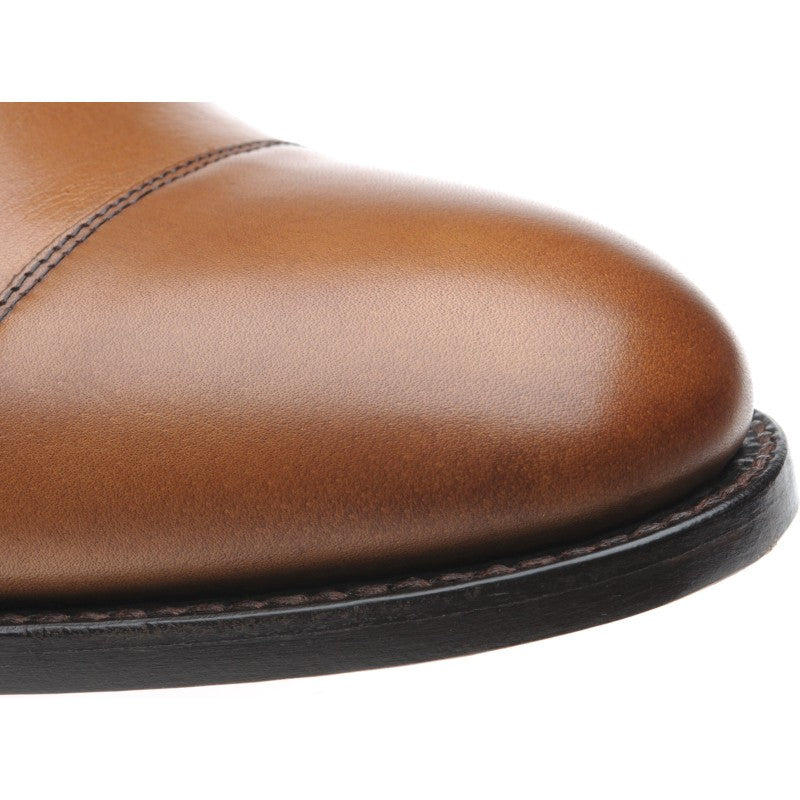 Product image for Herring Burlington mens Derby shoes in conker calf