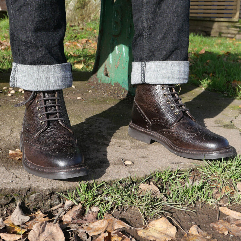 Product image for Herring Buxton (Rubber) in brown calf