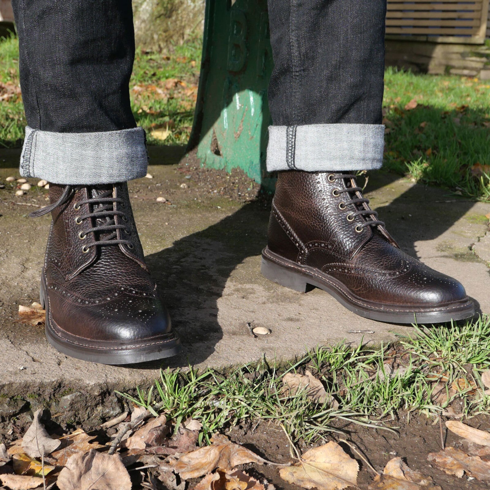 Product image for Herring Buxton (Rubber) in brown calf