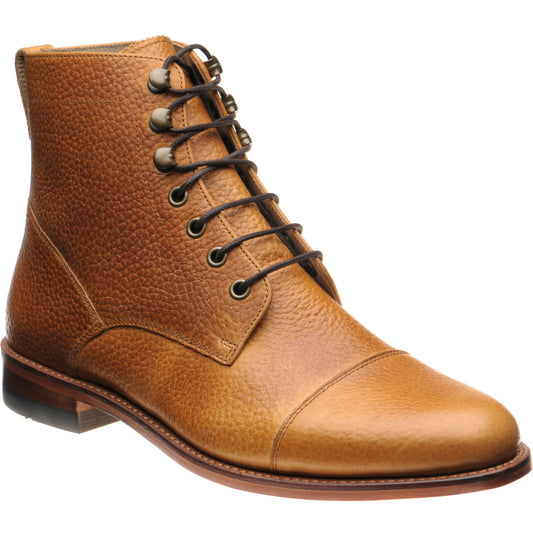 Product image for Herring Caldbeck mens boots in whiskey grain calf
