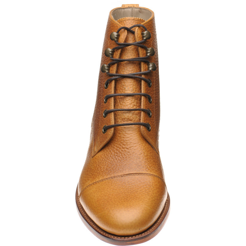 Product image for Herring Caldbeck mens boots in whiskey grain calf