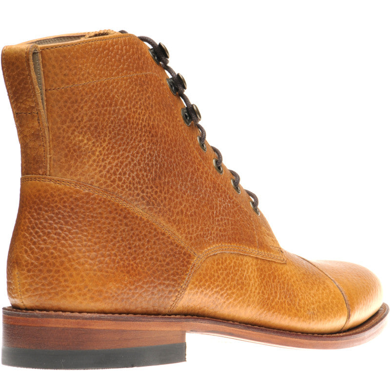 Product image for Herring Caldbeck mens boots in whiskey grain calf