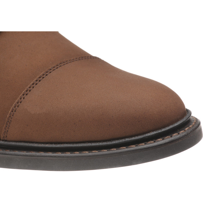 Product image for Herring Caldbeck Rubber mens rubber-soled boots in brown nubuck