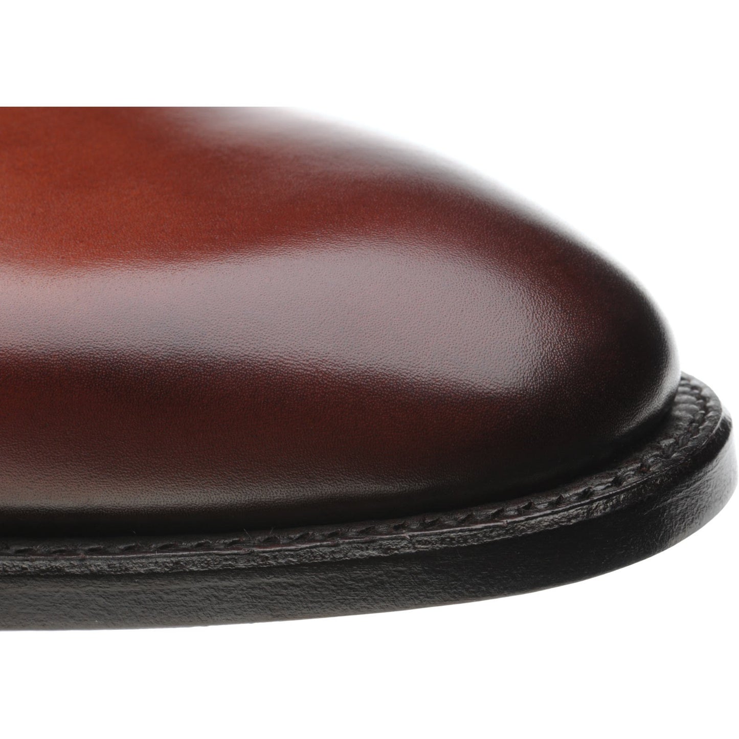 Product image for Herring Carroll mens Derby shoes in rosewood calf