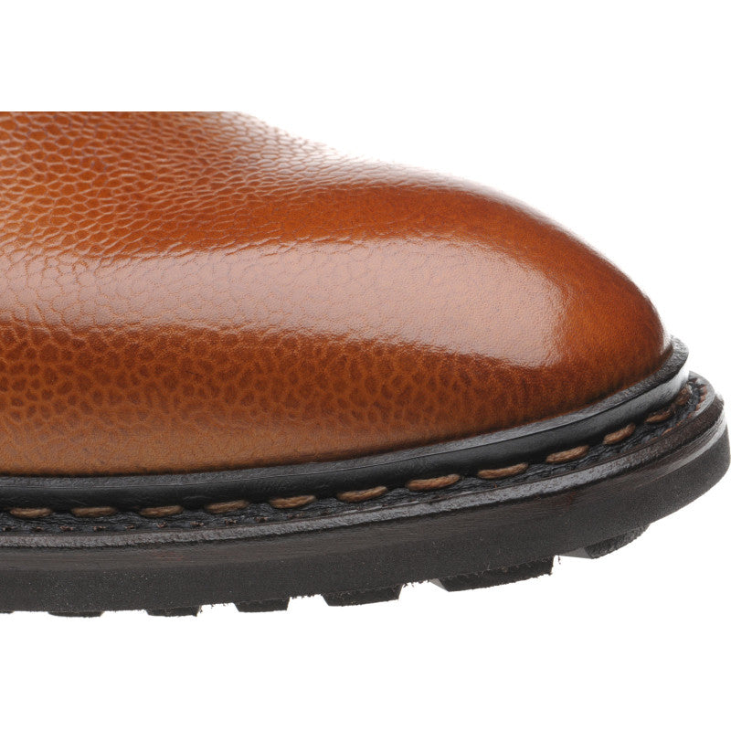 Product image for Herring Churchstow Norwegian mens rubber-soled boots in tan grain