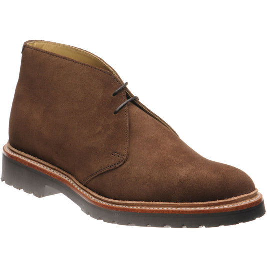 Product image for Herring Cirencester mens rubber-soled boots in castagnia suede