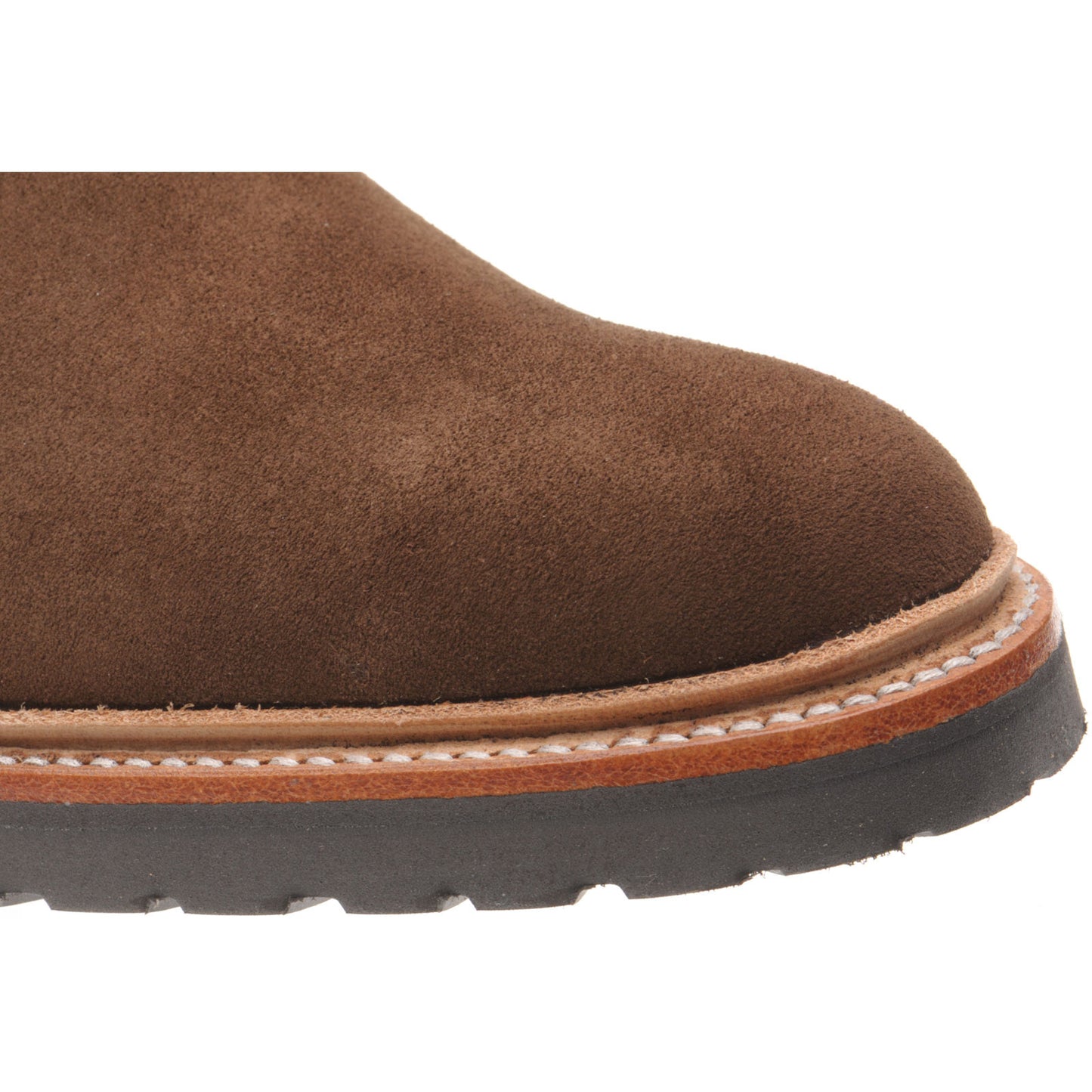 Product image for Herring Cirencester mens rubber-soled boots in castagnia suede