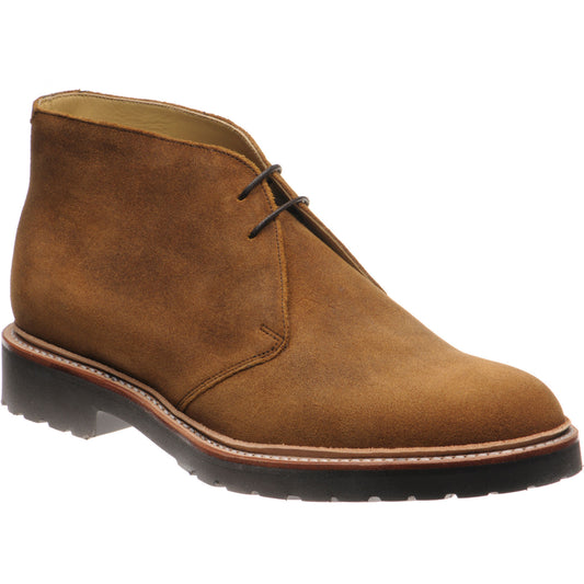 Product image for Herring Cirencester mens rubber-soled boots in waxy snuff suede