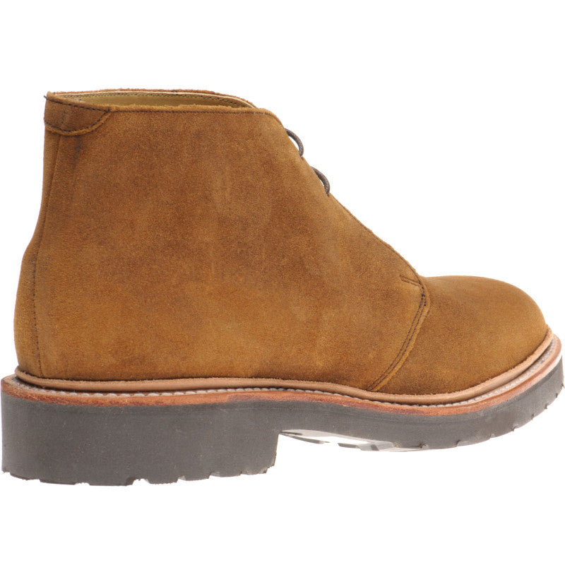 Product image for Herring Cirencester mens rubber-soled boots in waxy snuff suede