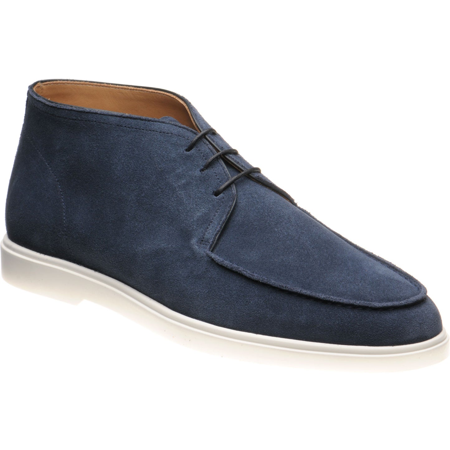 Product image for Herring Colorado mens rubber-soled boots in blue suede