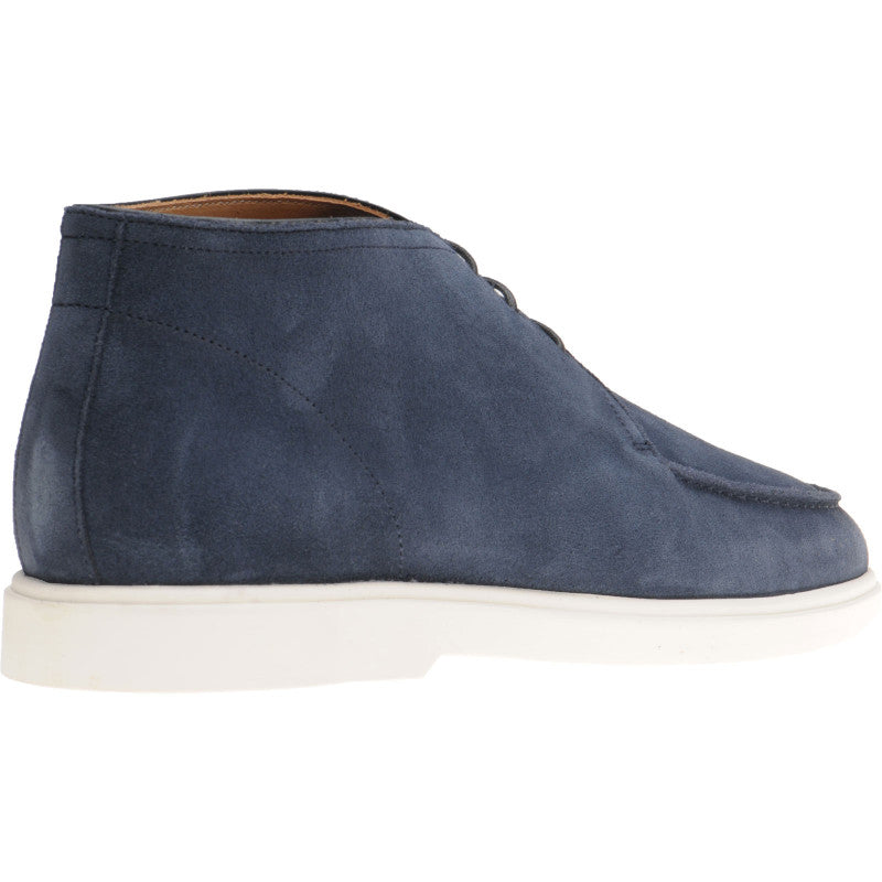 Product image for Herring Colorado mens rubber-soled boots in blue suede