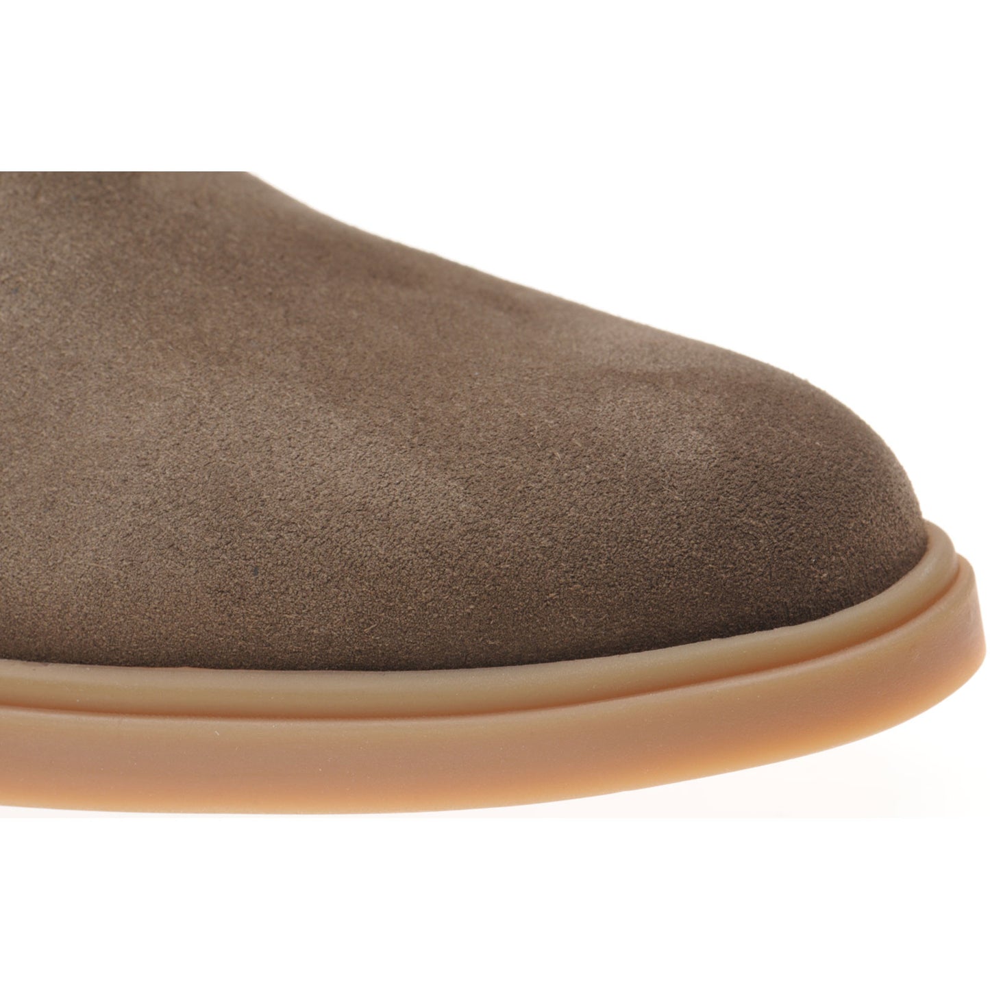 Product image for Herring Corvette mens rubber-soled Chelsea boots in brown suede