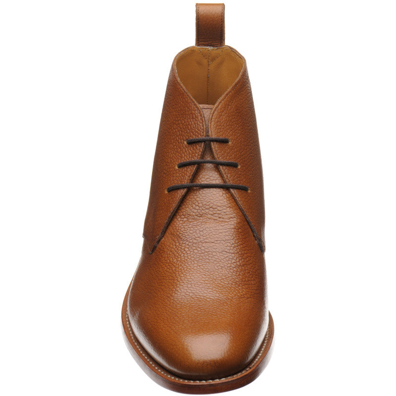 Product image for Herring Cosdon mens Chukka boots in tan grain