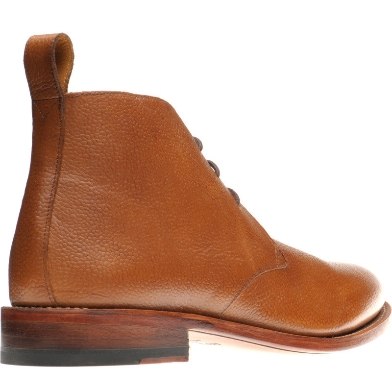 Product image for Herring Cosdon mens Chukka boots in tan grain