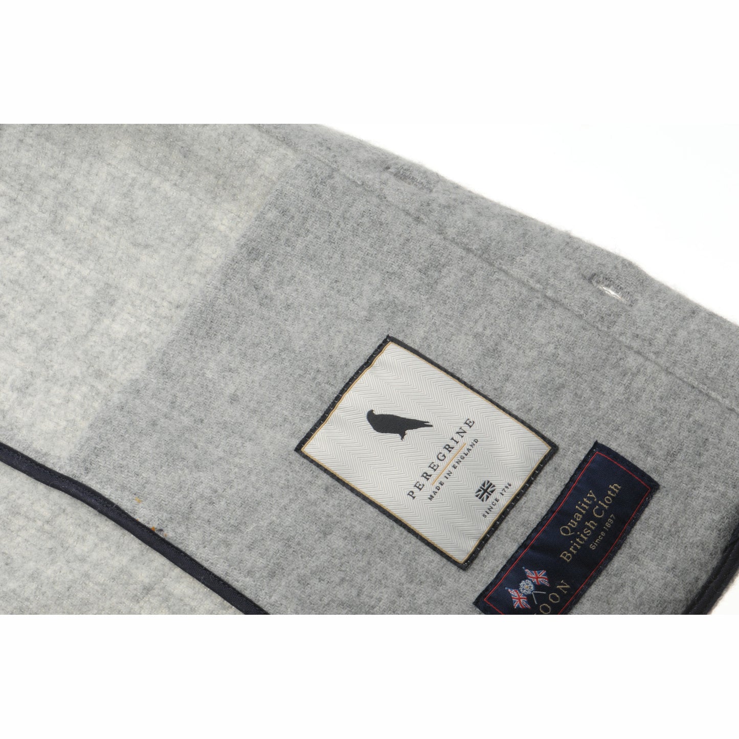 Product image for Herring Dexter Wool Over Shirt by Peregrine in light grey