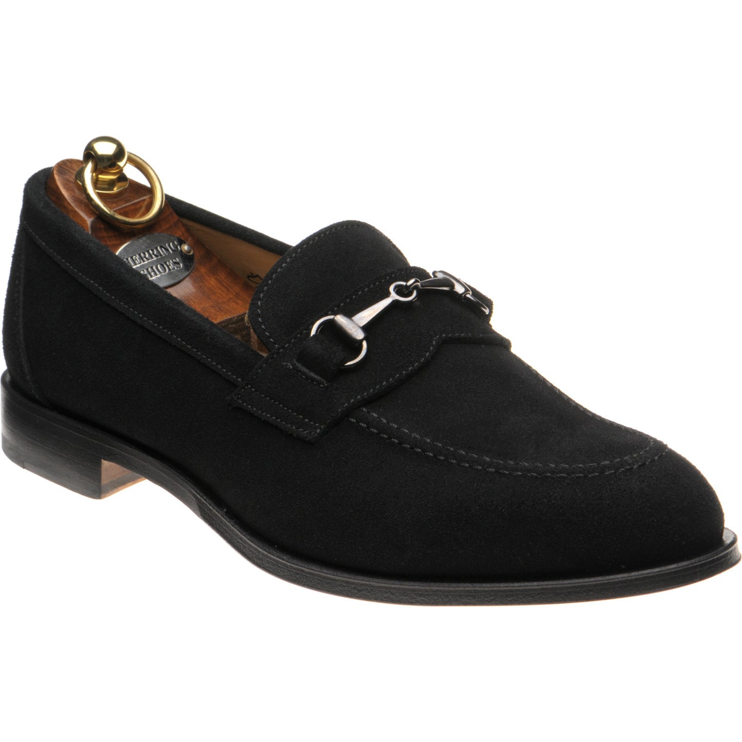 Product image for Herring Dillon II mens loafers in black suede