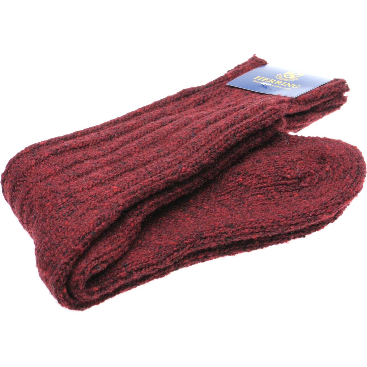 Product image for Herring Donegal Ladies Wool Sock in burgundy