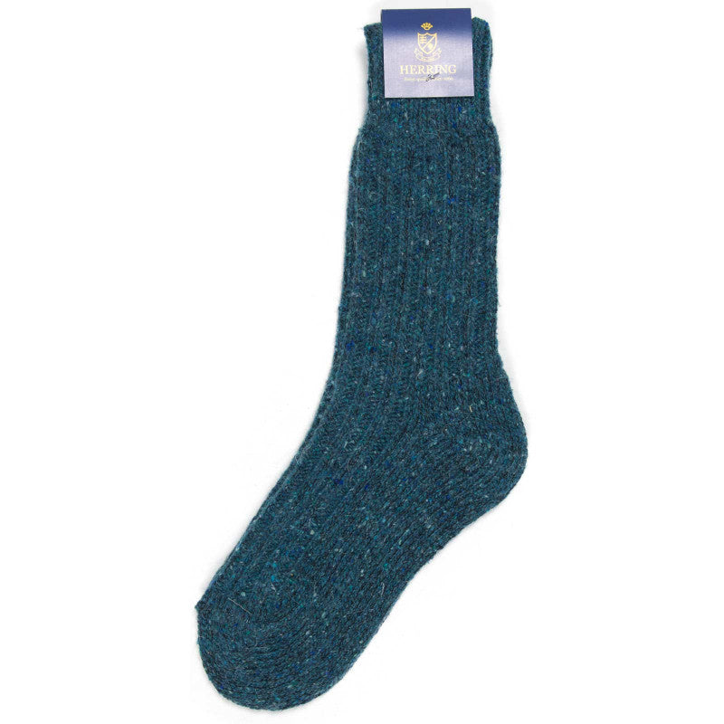 Product image for Herring Donegal Ladies Wool Sock in teal