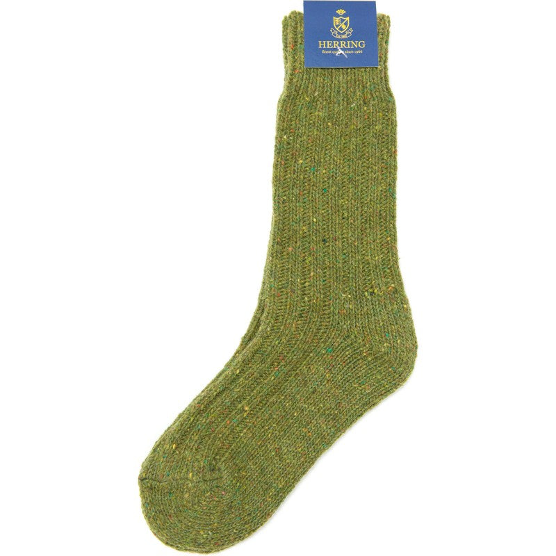 Product image for Herring Donegal Wool Sock in moss