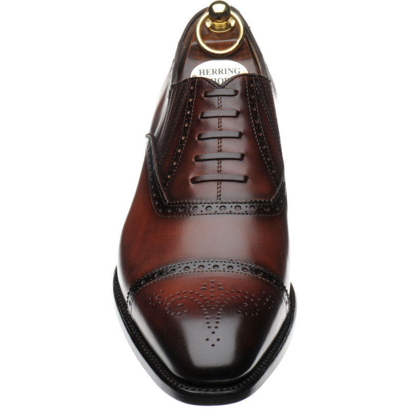 Product image for Herring Dunkeld in rosewood calf