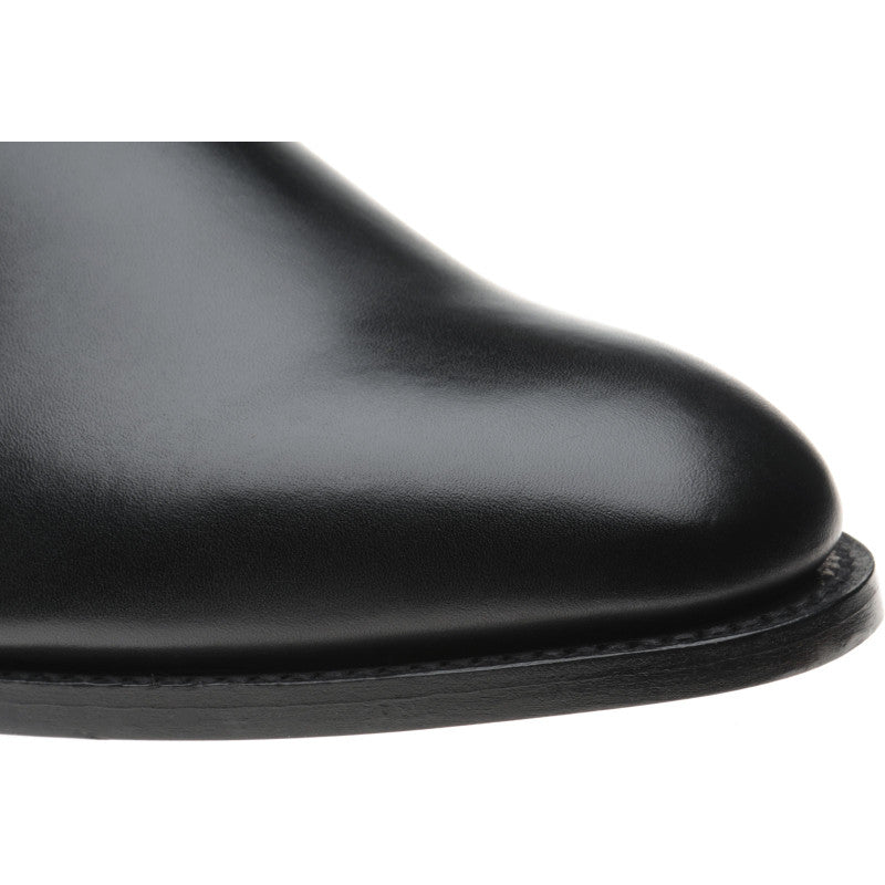 Product image for Herring Edgbaston mens monk shoes in black calf