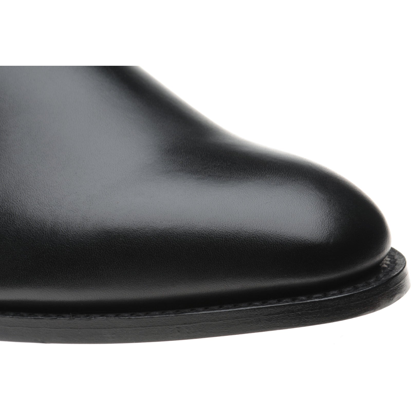 Product image for Herring Edgbaston mens monk shoes in black calf