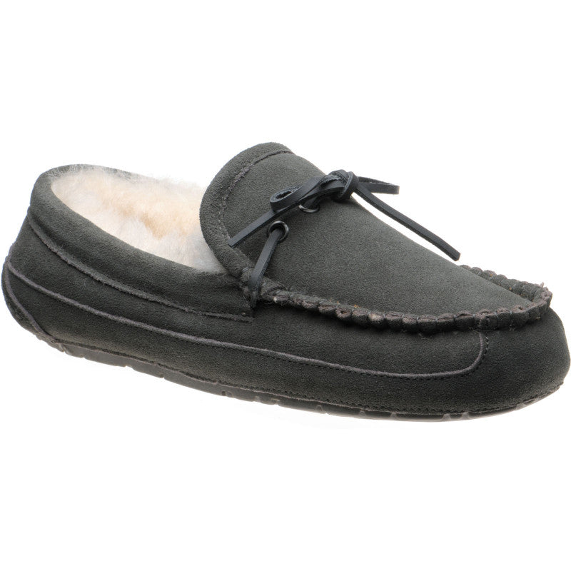 Product image for Herring Fergus rubber-soled slippers in grey