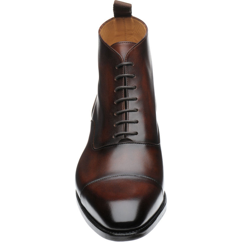 Product image for Herring Flynn mens boots in dark brown calf old