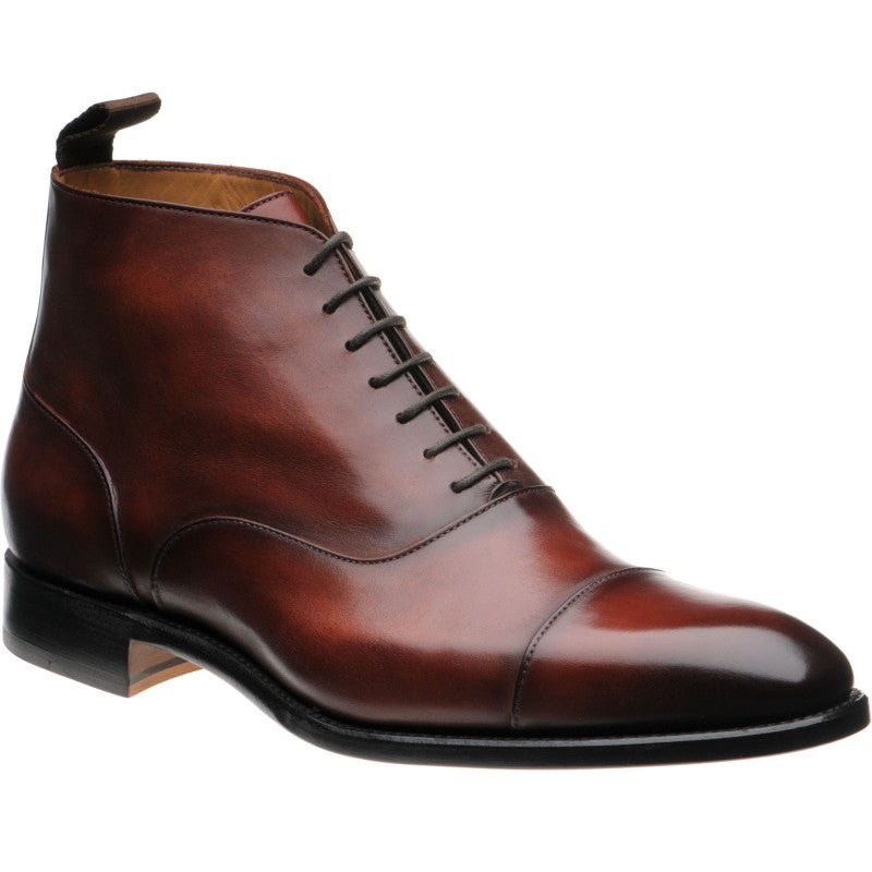 Product image for Herring Flynn mens boots in rosewood calf