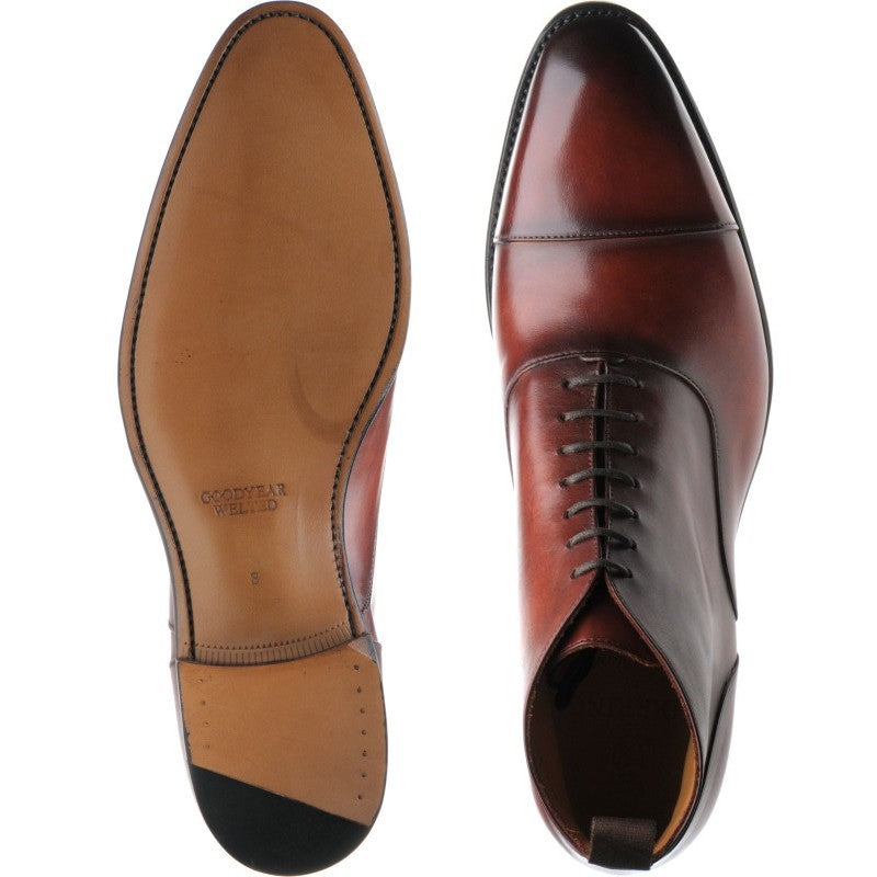 Product image for Herring Flynn mens boots in rosewood calf