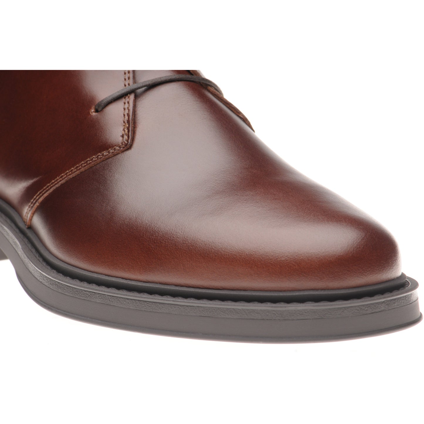 Product image for Herring Forge mens rubber-soled Chukka boots in brown calf (second)