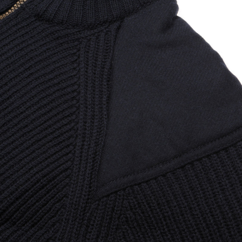 Product image for Herring Foxton Zip Jumper by Peregrine in navy